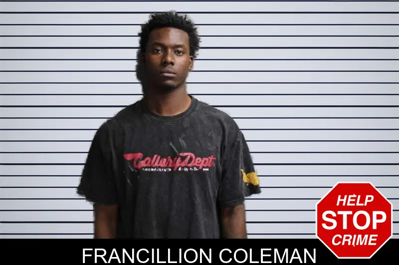Francillion Coleman mugshot