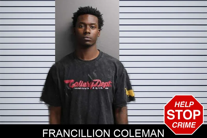 Francillion Coleman mugshot