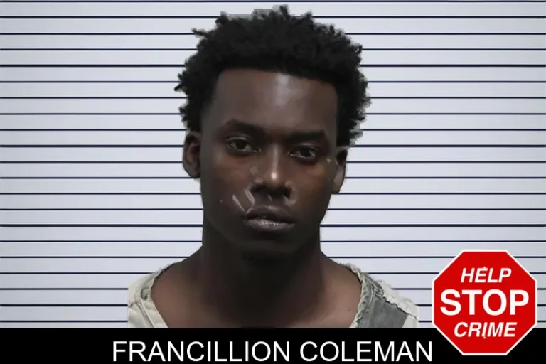 Francillion Coleman mugshot – Tift County , Georgia Francillion Coleman