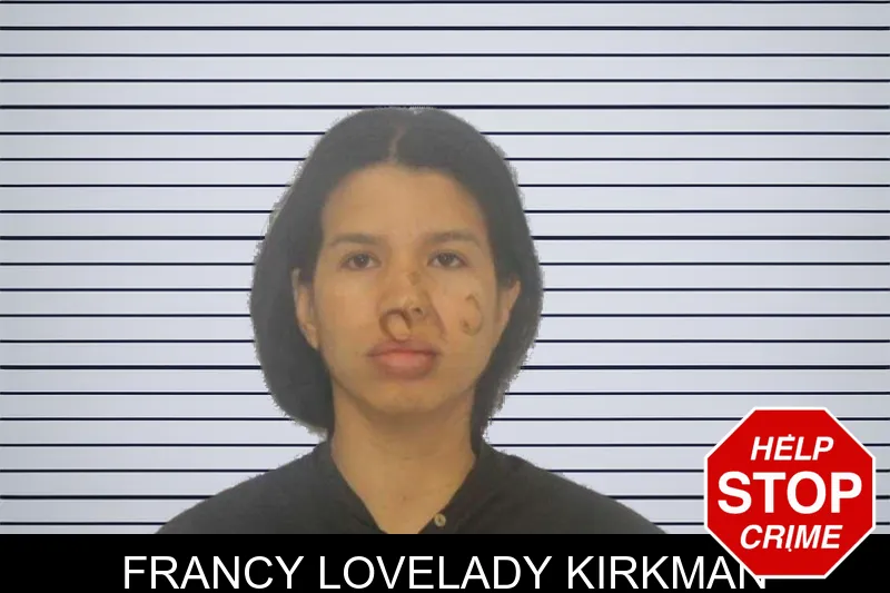 Francy Lovelady Kirkman mugshot