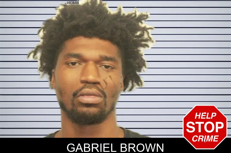 Gabriel Brown mugshot
