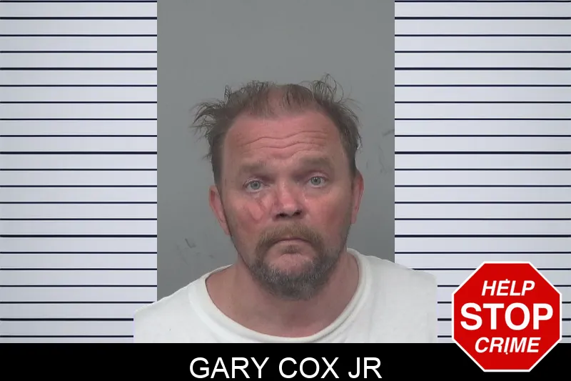 Gary Cox Jr mugshot