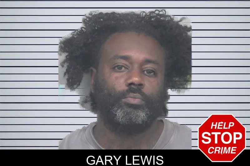 Gary Lewis mugshot