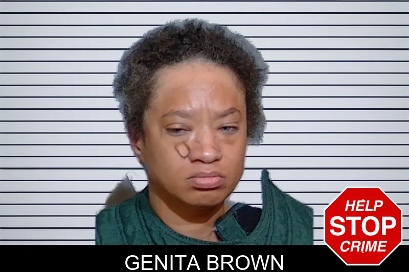Genita Brown mugshot – Glynn County , Georgia Genita Brown mugshot