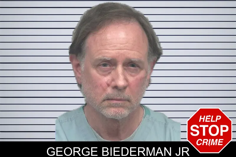 George Biederman Jr mugshot