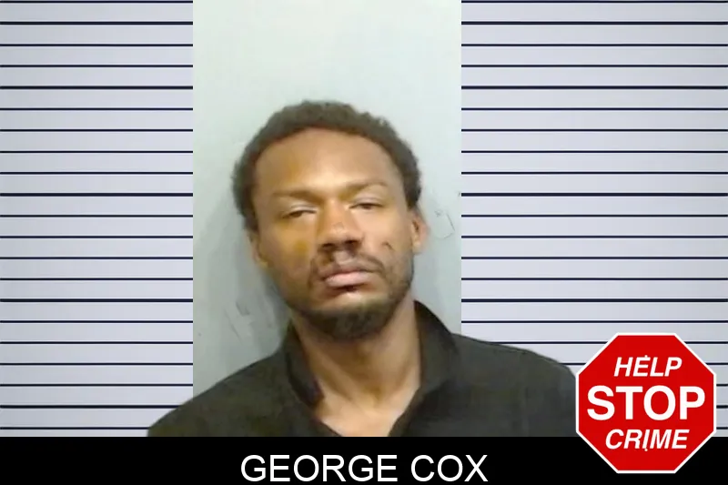 George Cox mugshot