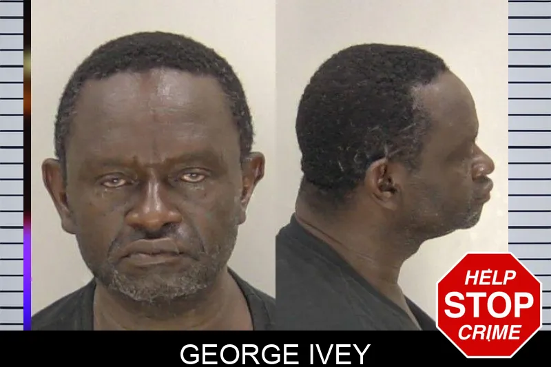 George Ivey mugshot