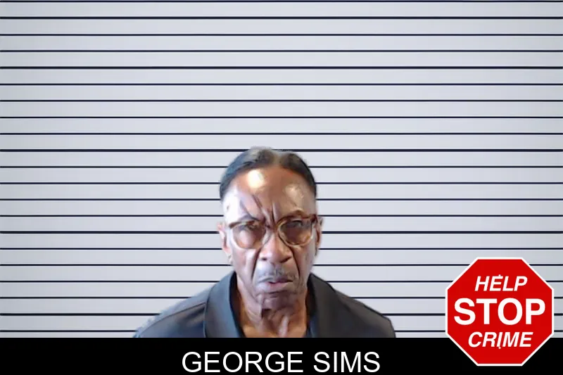 George Sims mugshot