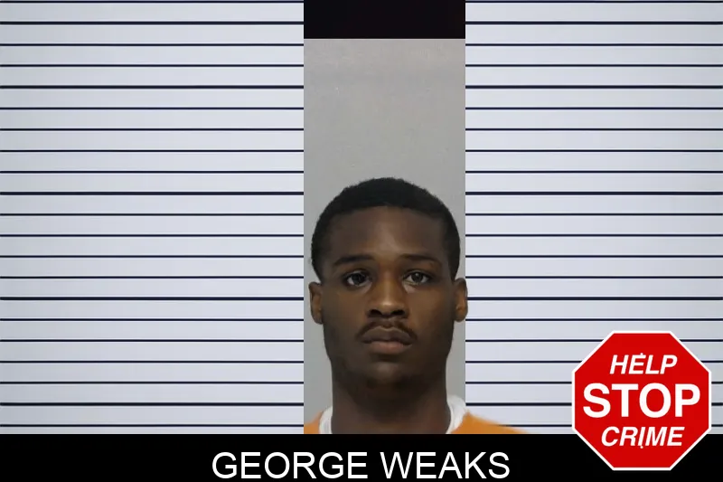 George Weaks mugshot