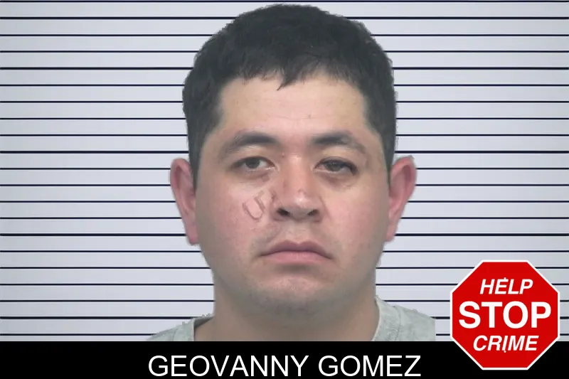 Geovanny Gomez mugshot