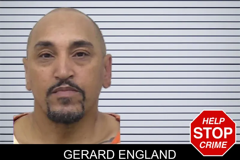 Gerard England mugshot