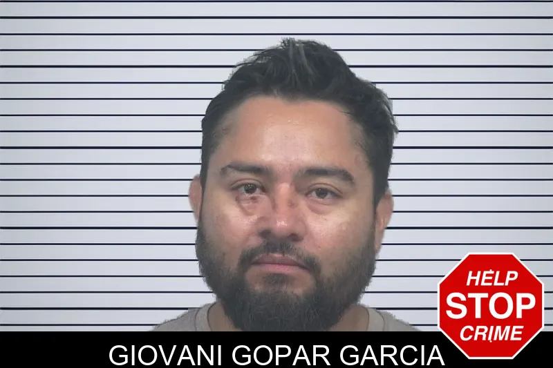 Giovani Gopar Garcia mugshot