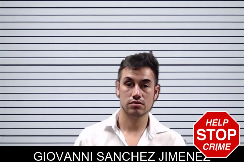 Giovanni Sanchez Jimenez mugshot