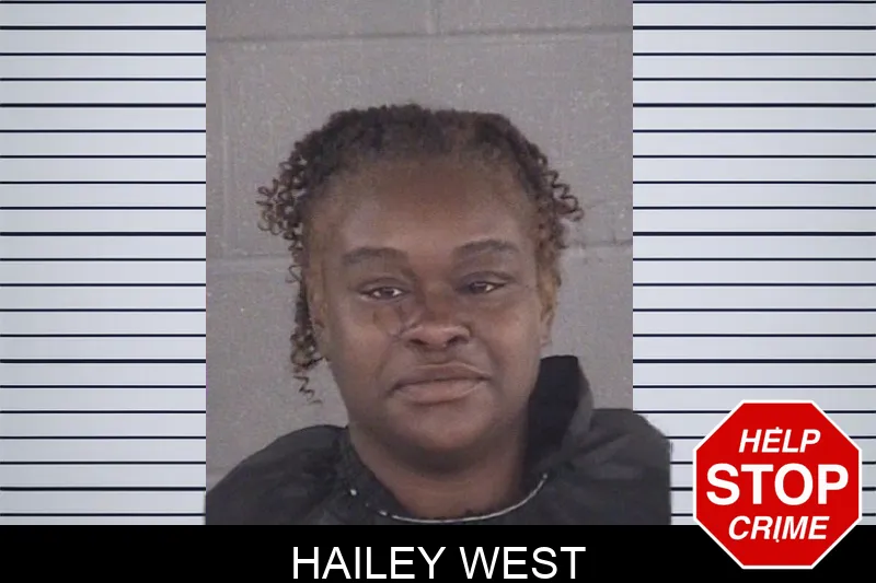 Hailey West mugshot