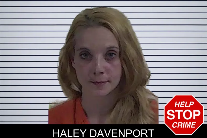 Haley Davenport mugshot