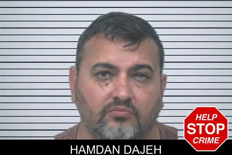 Hamdan Dajeh mugshot