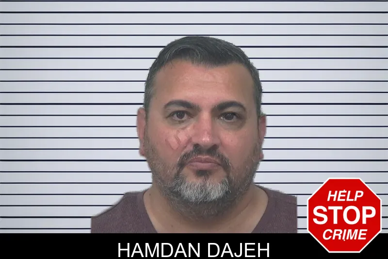 Hamdan Dajeh mugshot
