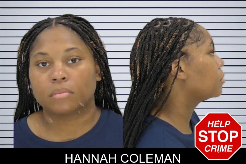 Hannah Coleman mugshot