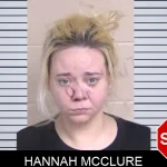 Hannah McClure mugshot