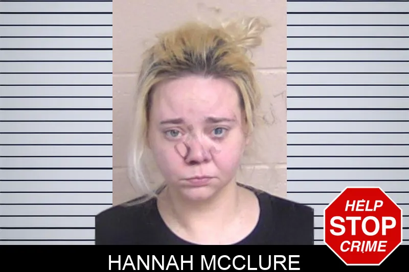Hannah McClure mugshot