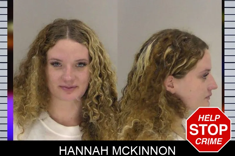 Hannah McKinnon mugshot