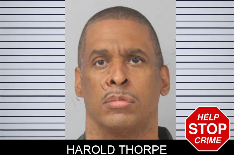 Harold Thorpe mugshot