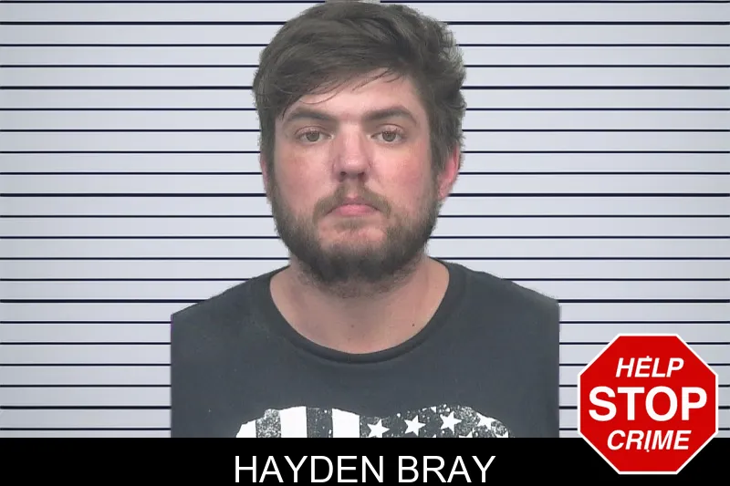 Hayden Bray mugshot