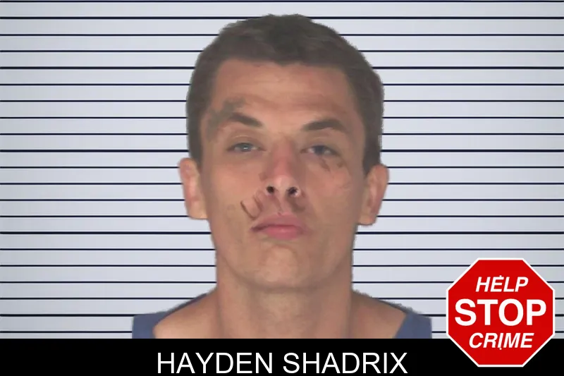 Hayden Shadrix mugshot