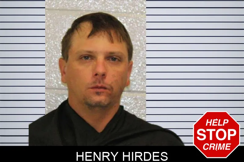 Henry Hirdes mugshot