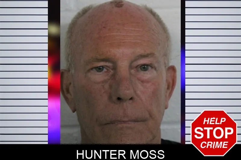 Hunter Moss mugshot