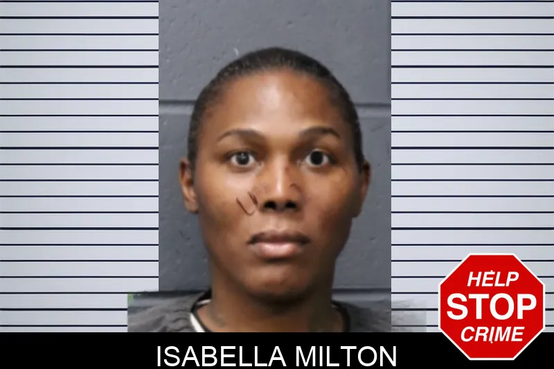 Isabella Milton mugshot