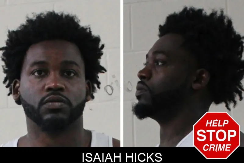 Isaiah Hicks mugshot