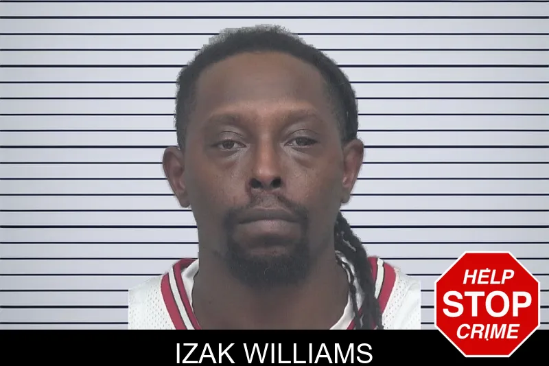 Izak Williams mugshot