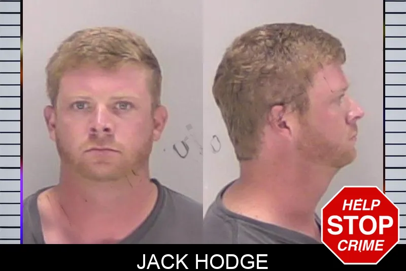 Jack Hodge mugshot