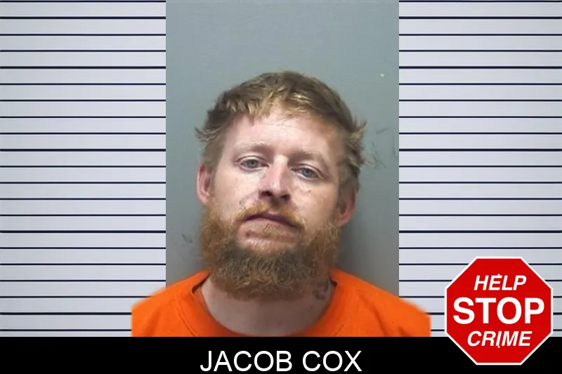 Jacob Cox mugshot