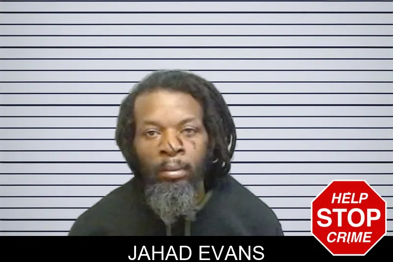 Jahad Evans mugshot