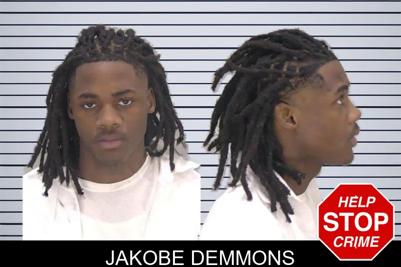 Jakobe Demmons mugshot