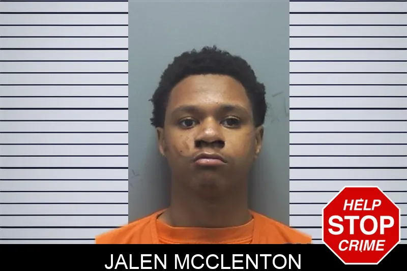 Jalen McClenton mugshot