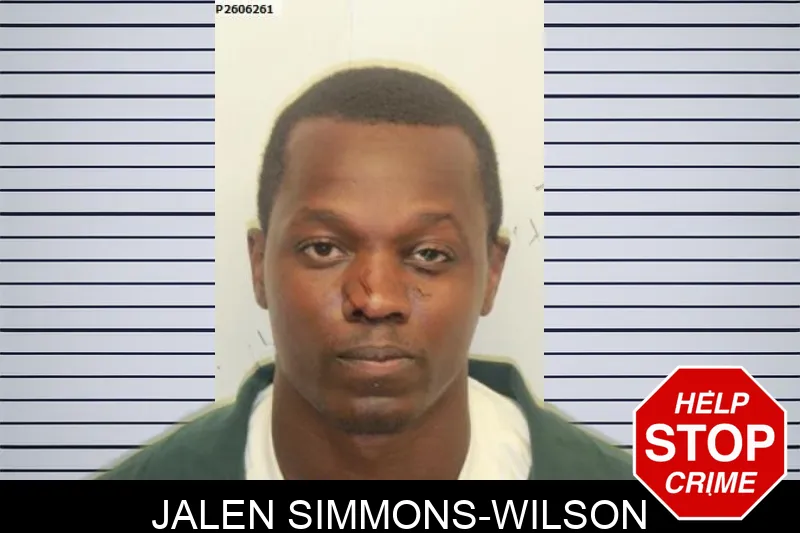 Jalen Simmons-Wilson mugshot