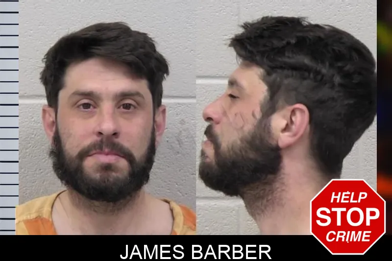 James Barber mugshot