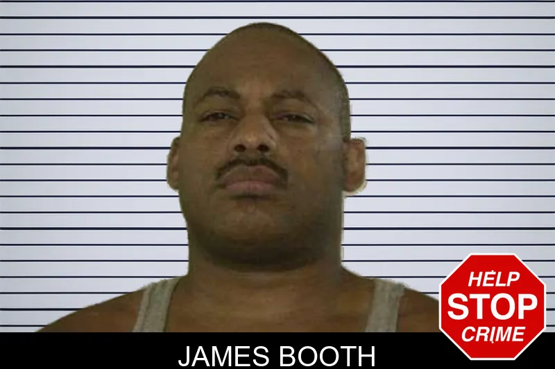James Booth mugshot