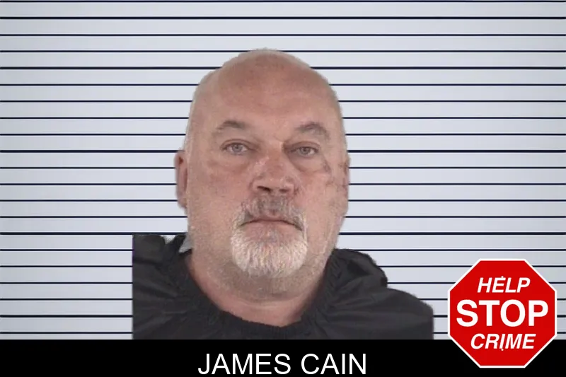 James Cain mugshot