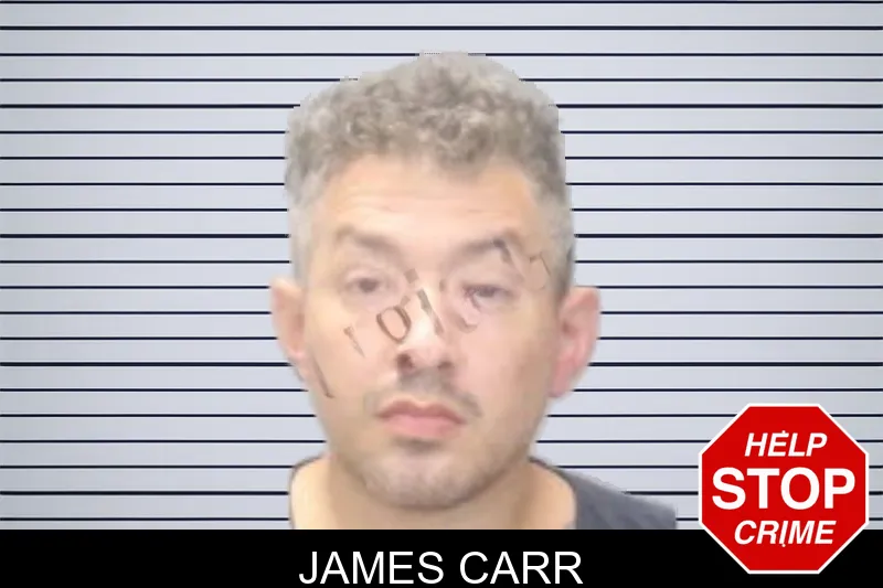 James Carr mugshot