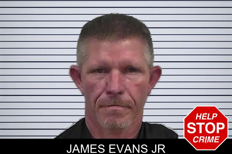 James Evans Jr mugshot