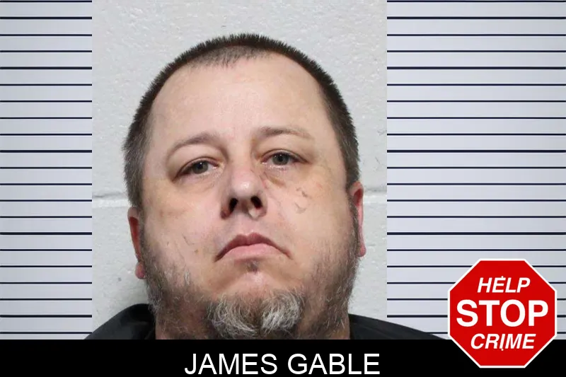 James Gable mugshot