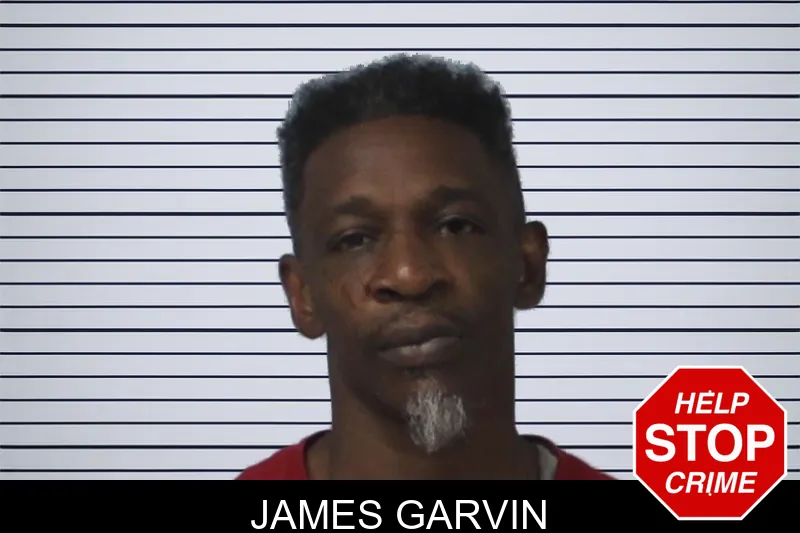 James Garvin mugshot