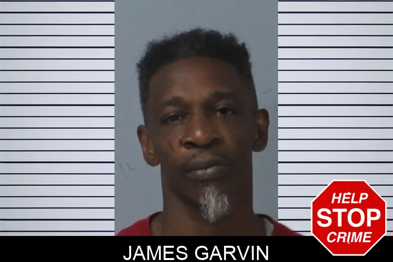 James Garvin mugshot