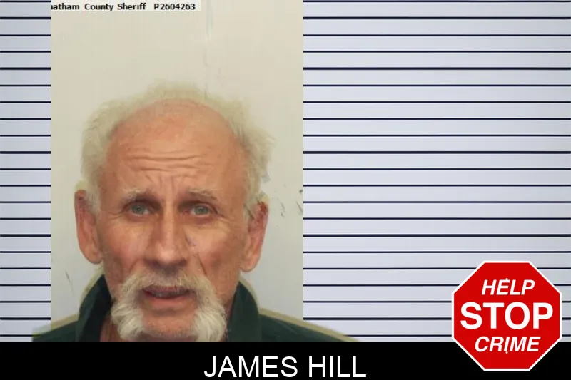 James Hill mugshot