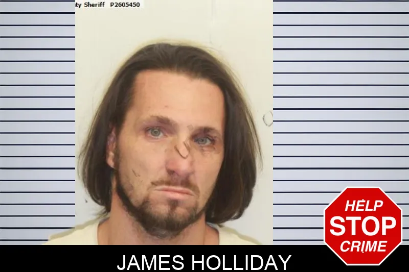 James Holliday mugshot