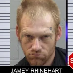Jamey Rhinehart mugshot